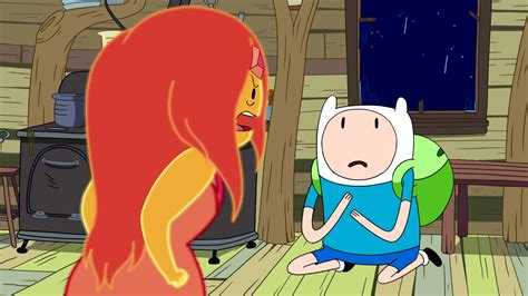 adventure time all episodes with flame princess|flame princess slaps finn.